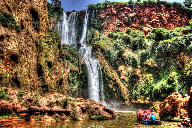 ouzoud waterfall